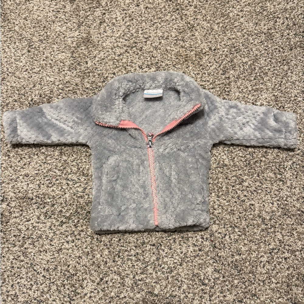 Girls infant fire side Sherpa fleece jacket Columbia